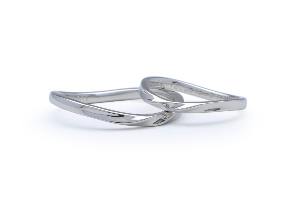 18.03.10手作り結婚指輪Keishi & Naomi