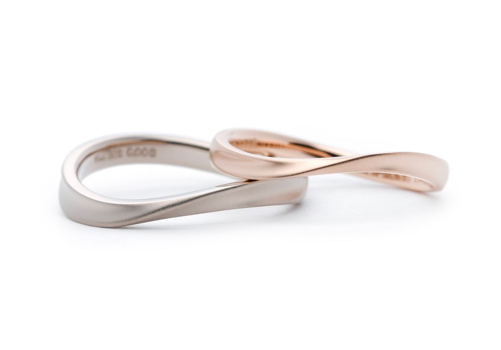 ひねりの手作り結婚指輪