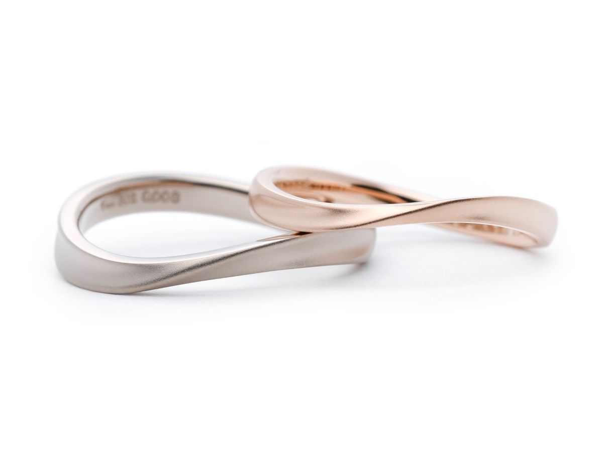 ひねりの手作り結婚指輪