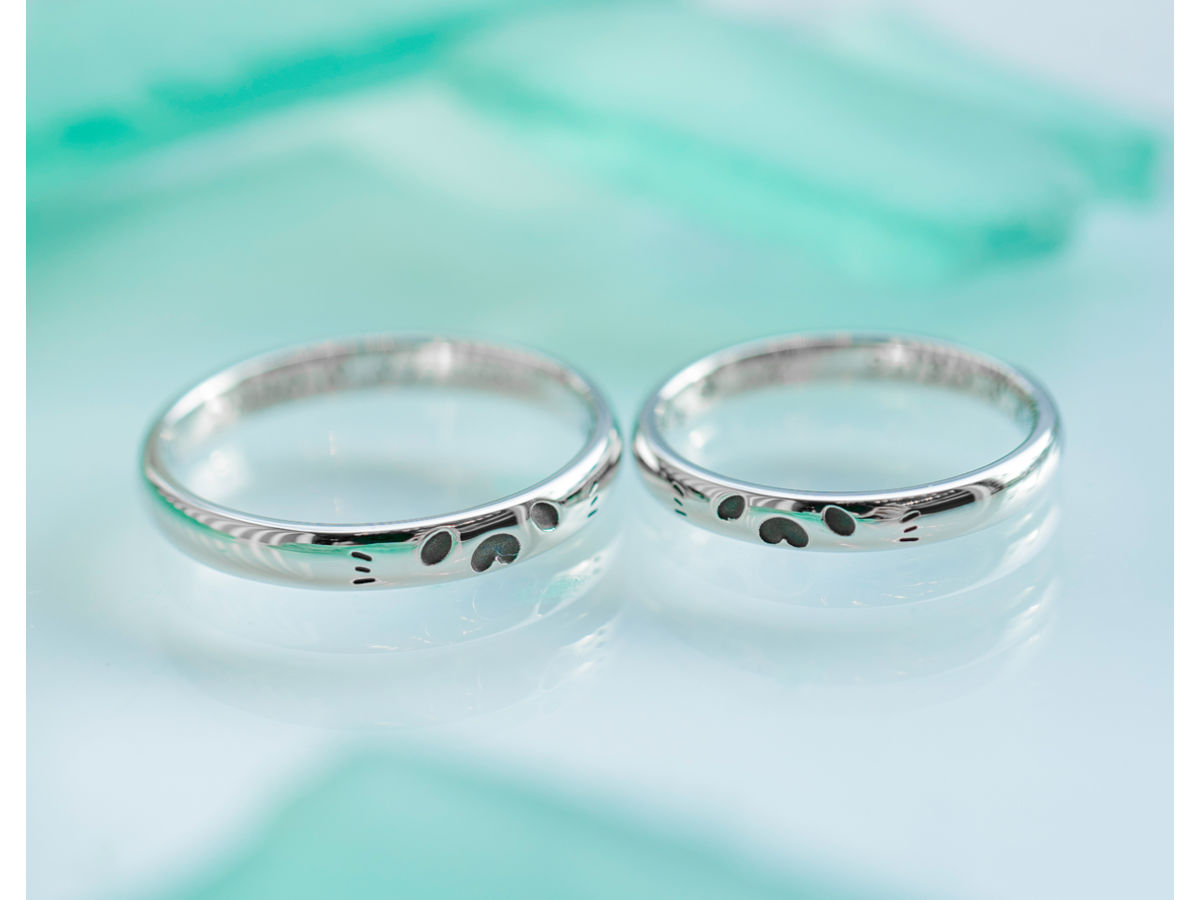アザラシの手作り結婚指輪 S様ご夫婦