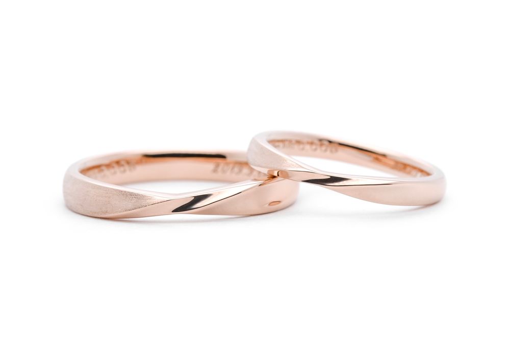 ひねりの手作り結婚指輪