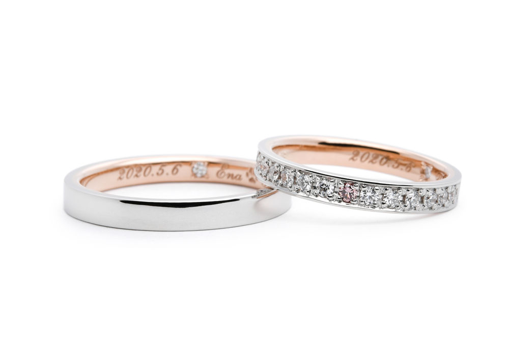 結婚指輪手作りエタニティーリングhamriハムリ