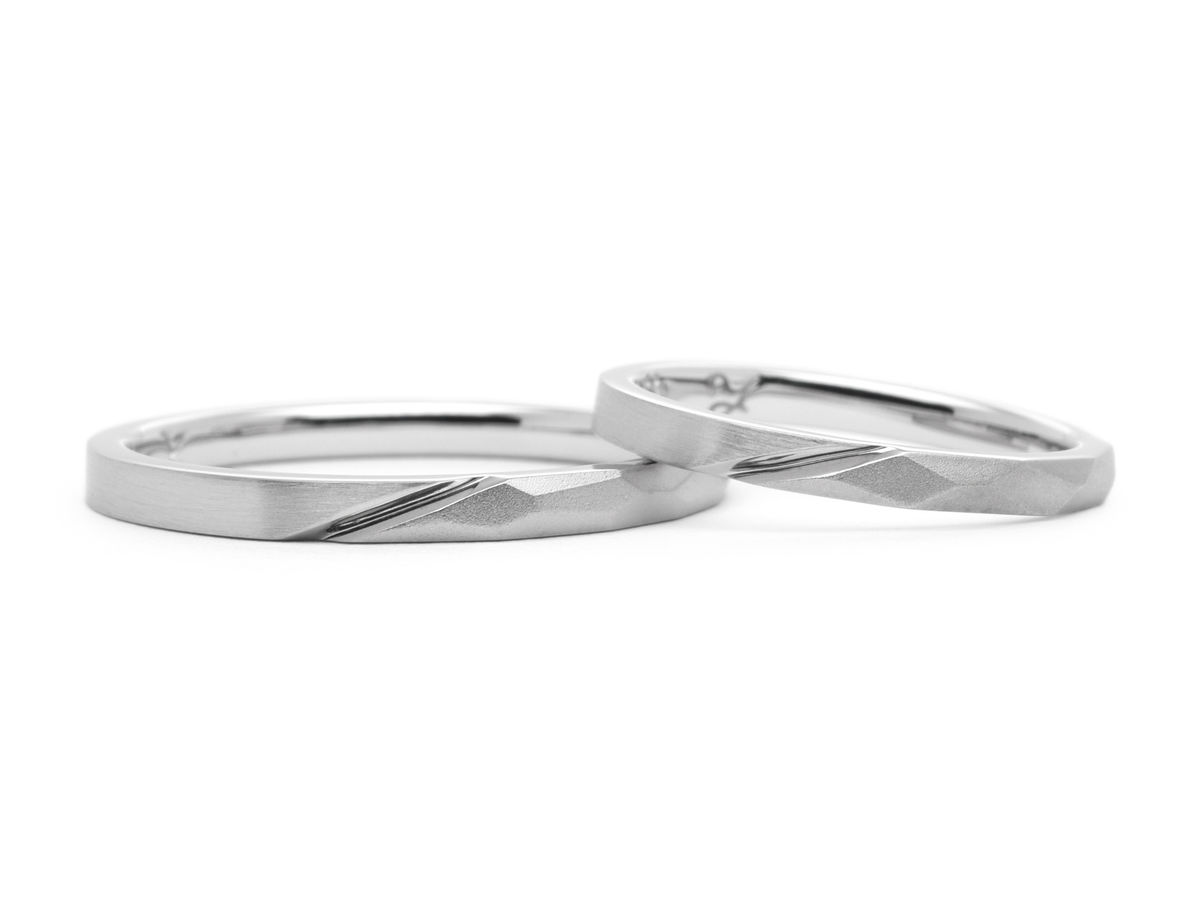 結婚指輪手作りファセットリング個性的Hamriハムリ
