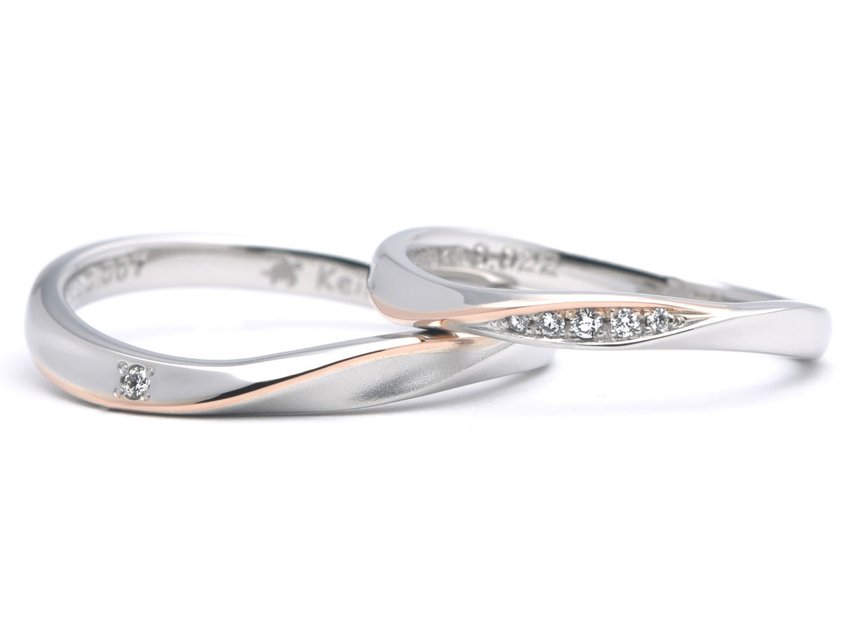 結婚指輪手作りふたひねりHamriハムリ
