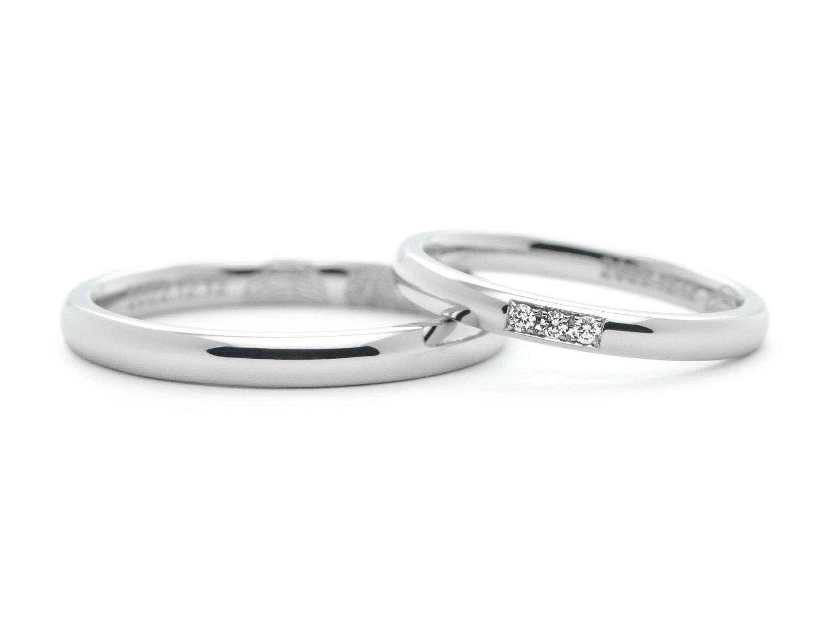 指輪を合わせると内側に指紋が浮かび上がる手作り結婚指輪 神奈川 Kazuki & Azusa