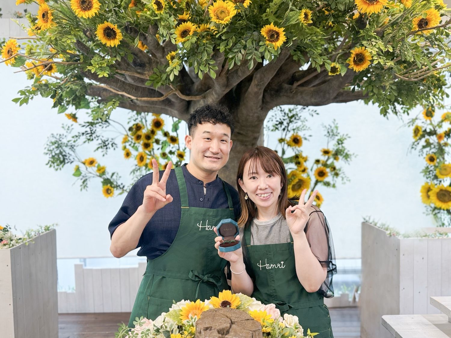 表参道Hamriで結婚指輪を手作りしたKeisuke&Yumi様の体験インタビュー画像