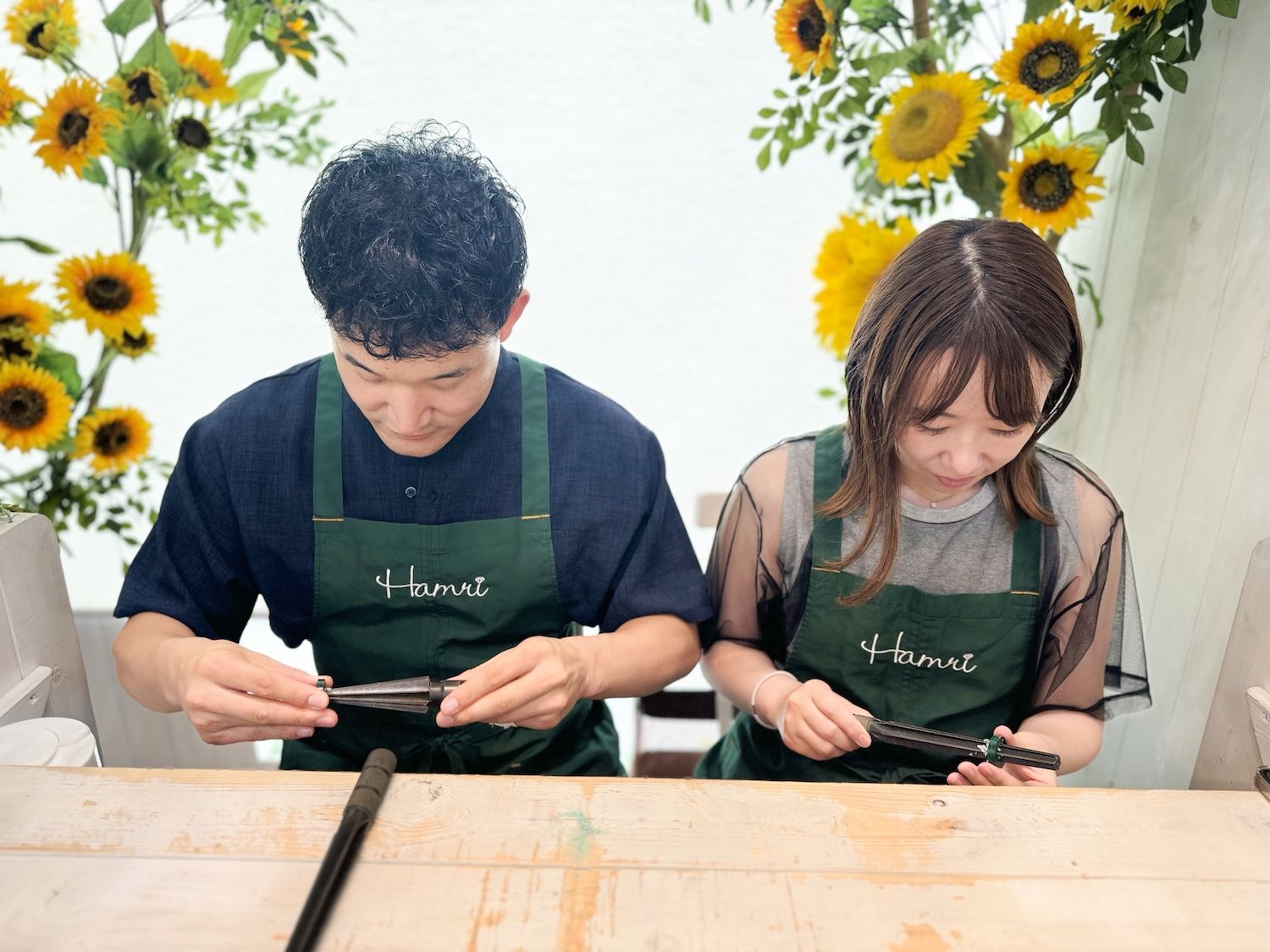 表参道Hamriで結婚指輪を手作りしたKeisuke&Yumi様の体験インタビュー画像