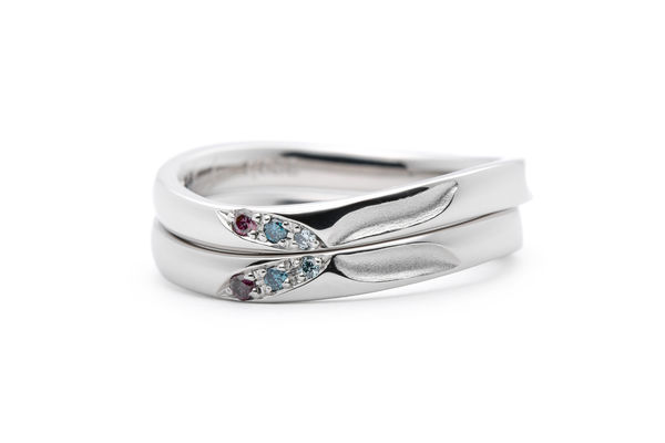 蝶々の手作り結婚指輪