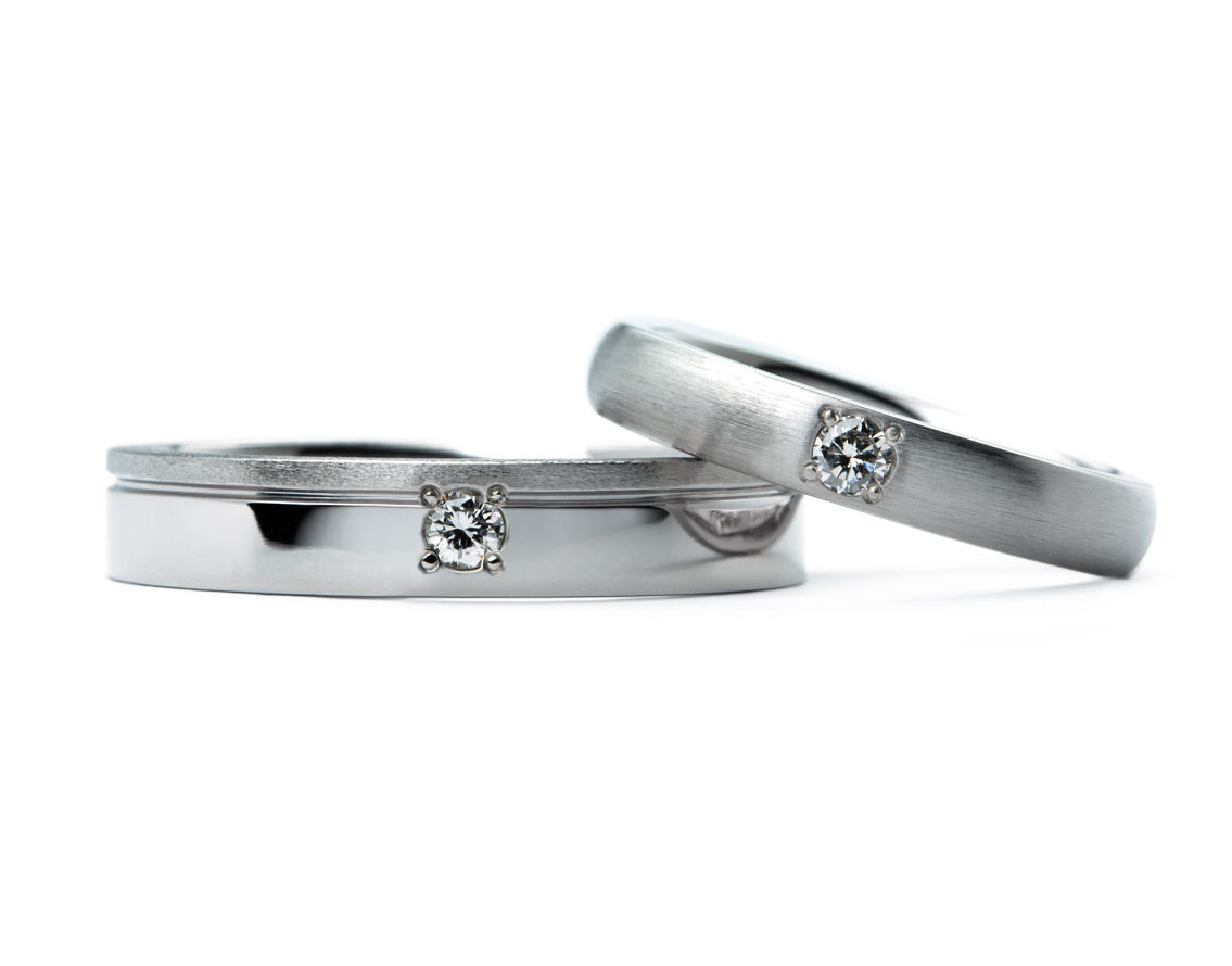 リメイクで作成したオーダーメイド結婚指輪