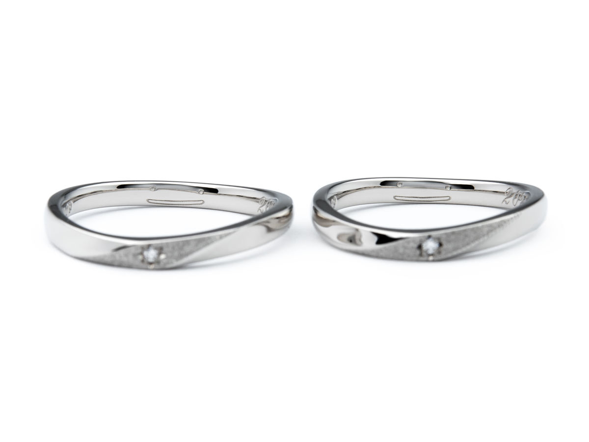 キャラクターが入った手作り結婚指輪のデザイン