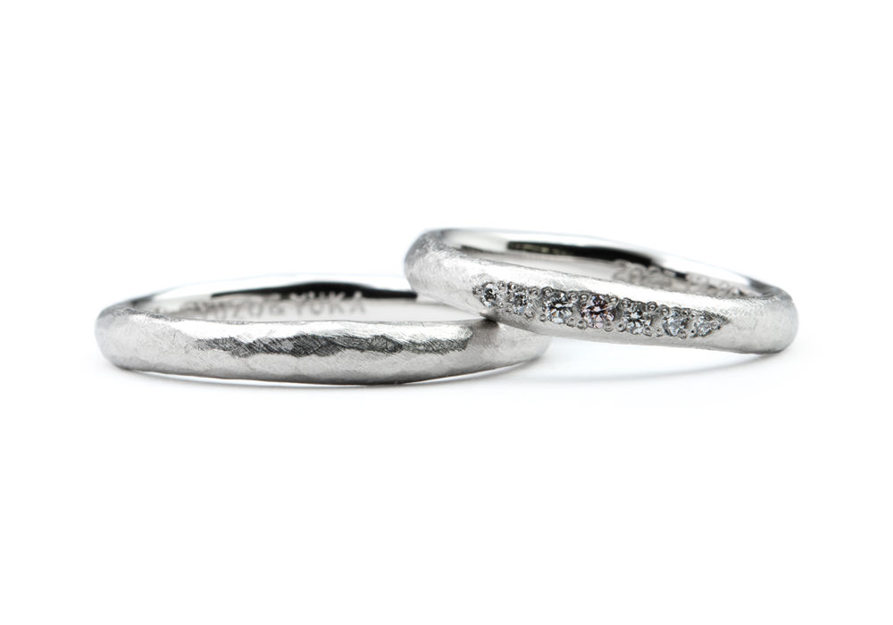 もくもくのおしゃれな手作り結婚指輪