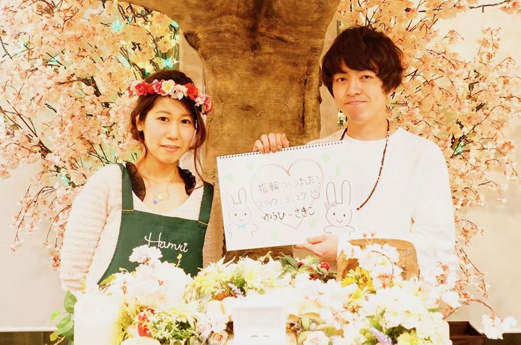 2017/03/27二人で作る手作り結婚指輪Y様&S様