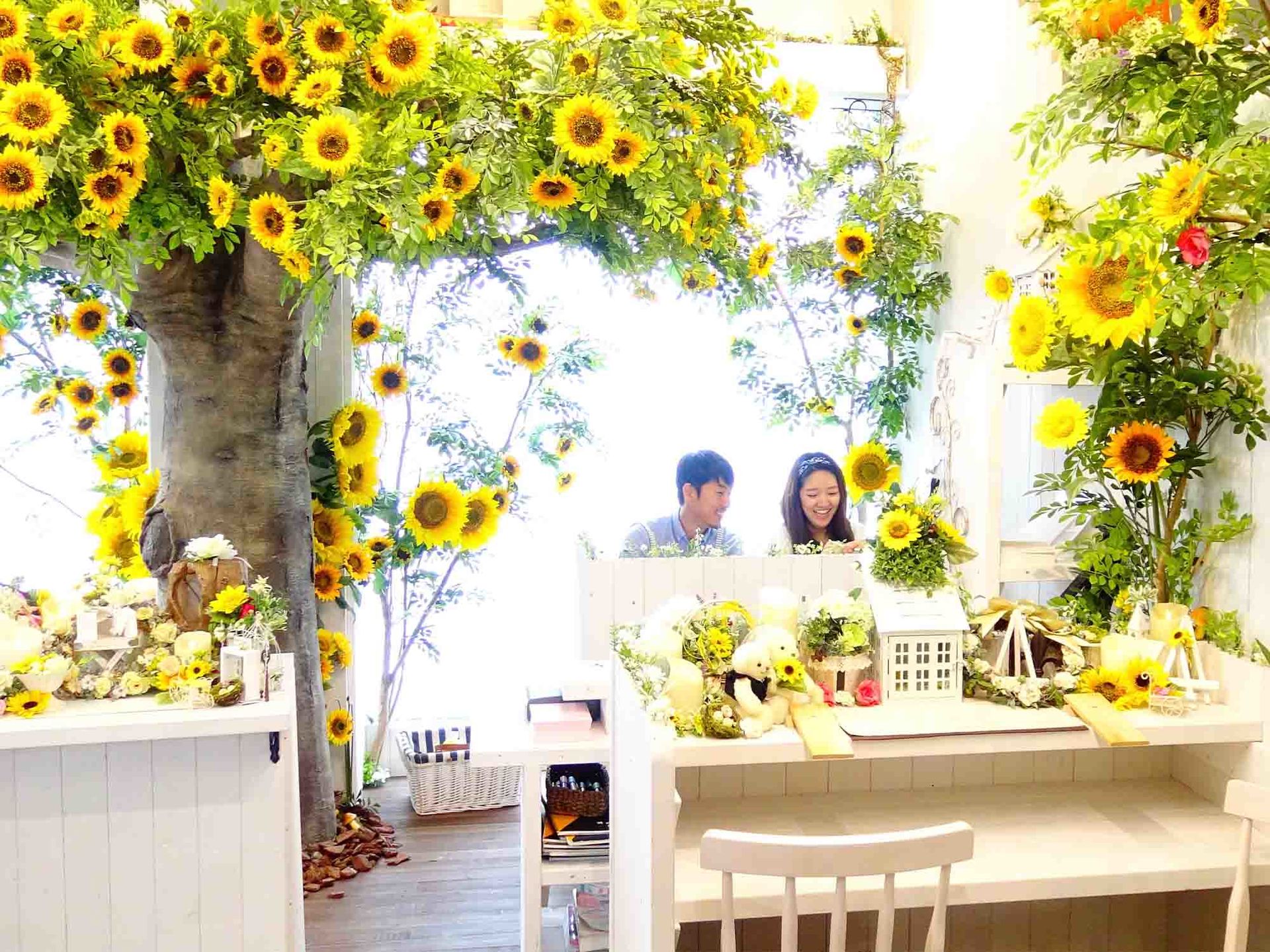 制作風景ひまわりの店内 Hamri ハムリ 東京表参道