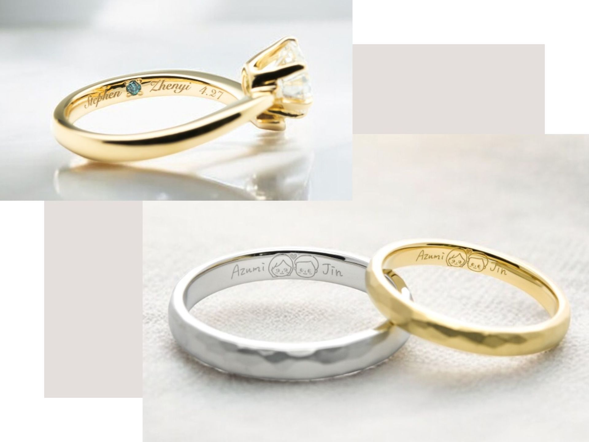 結婚指輪・婚約指輪の刻印（文字入れ）について | Hamri ハムリ 東京表参道