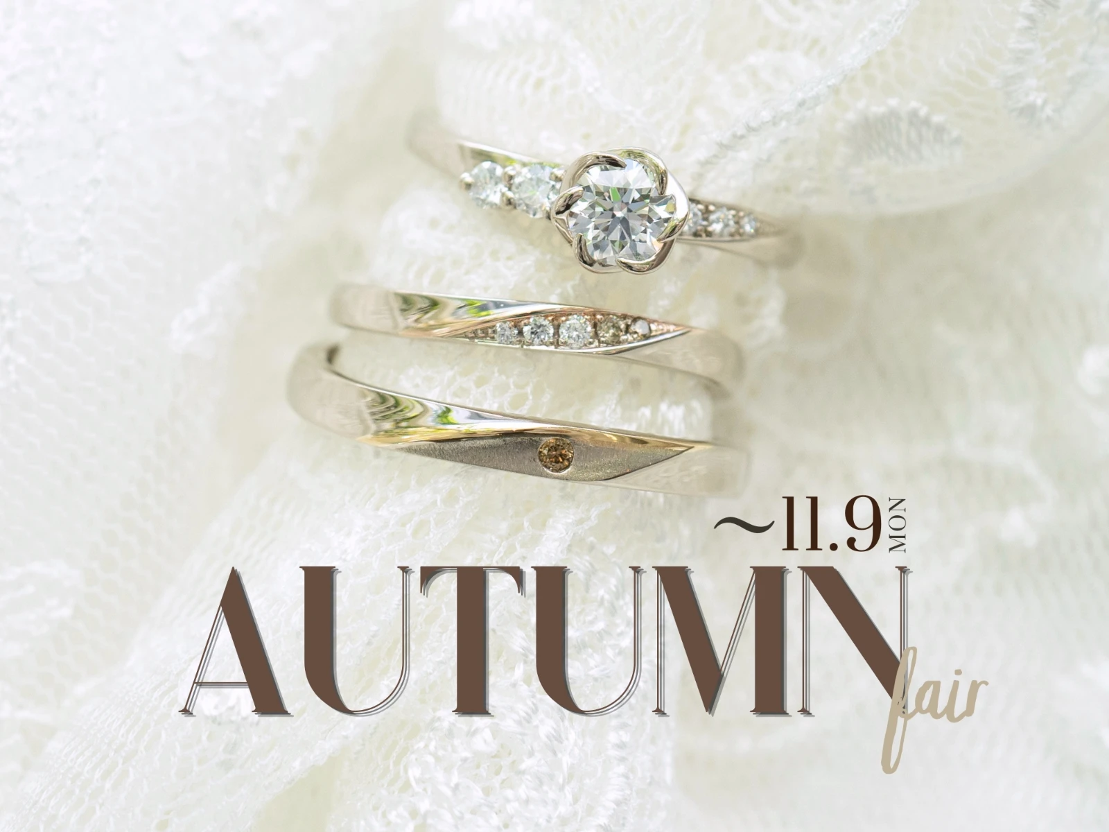 期間限定 AUTUMN Fair 開催中 〜11月9日