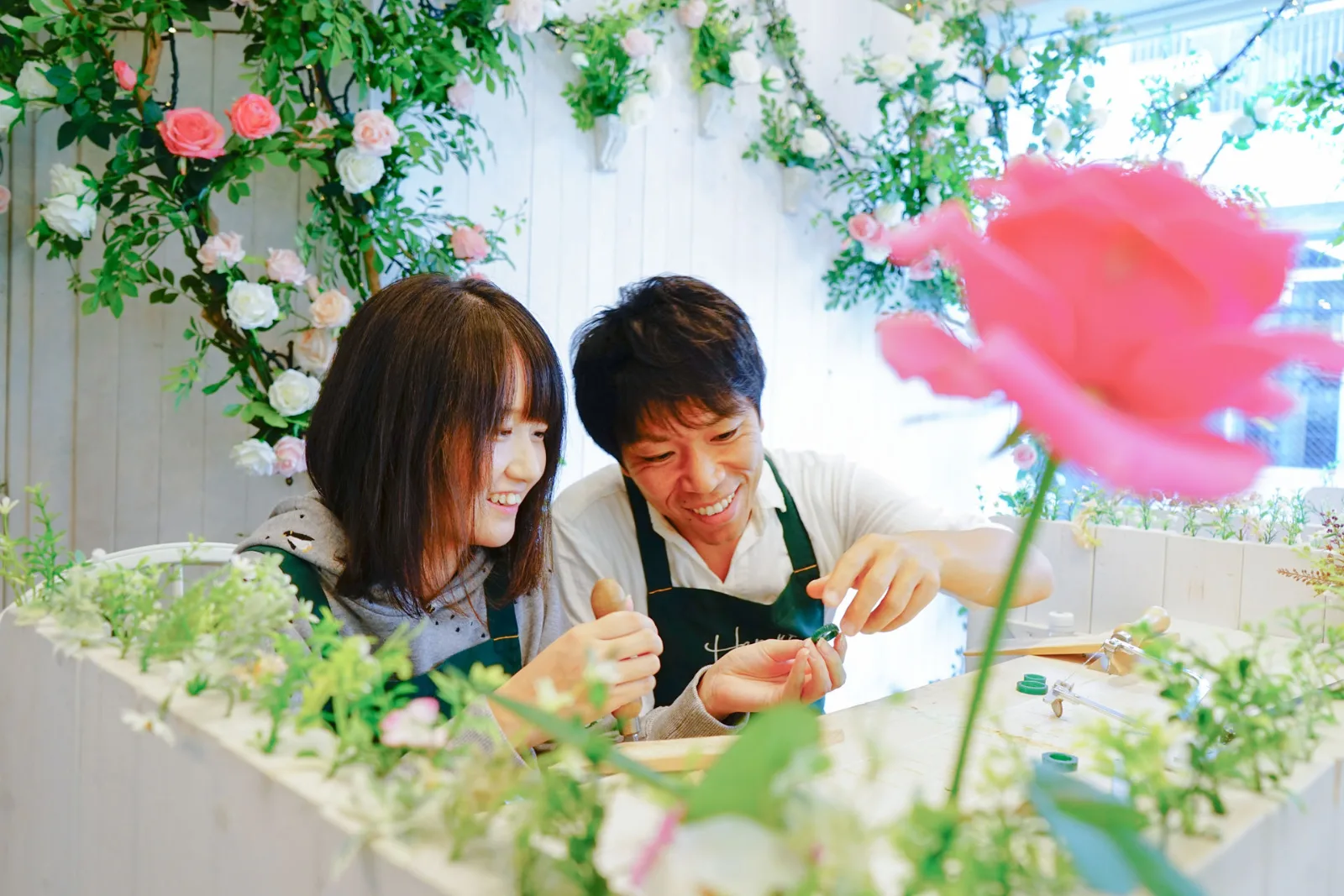 結婚指輪を手作りしたYuji & Yurie 様体験インタビュー