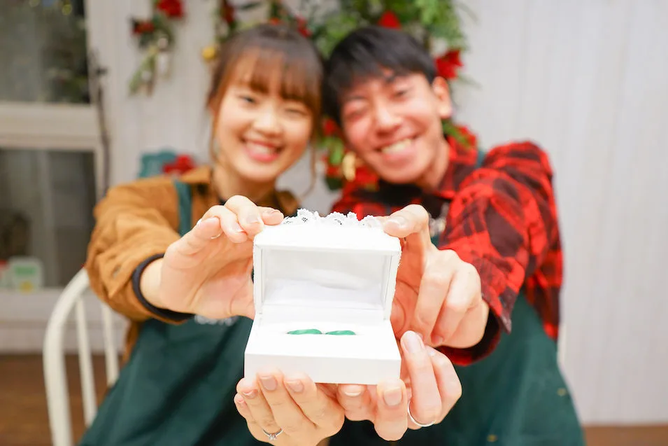 結婚指輪手作り作成風景Hamriハムリ