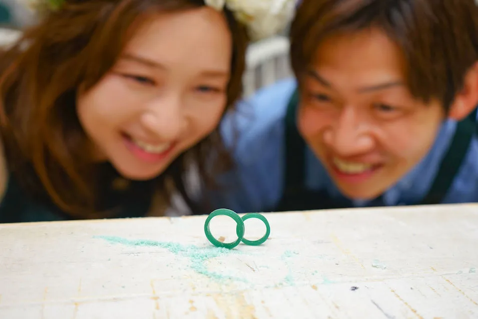 手作り結婚&婚約指輪Hayato & Mari2019.11.14KANAGAWA