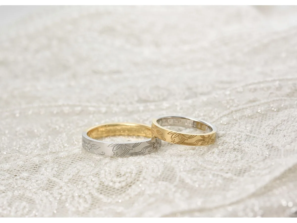雅で和の雰囲気の結婚指輪 A様&M様 20180109 2