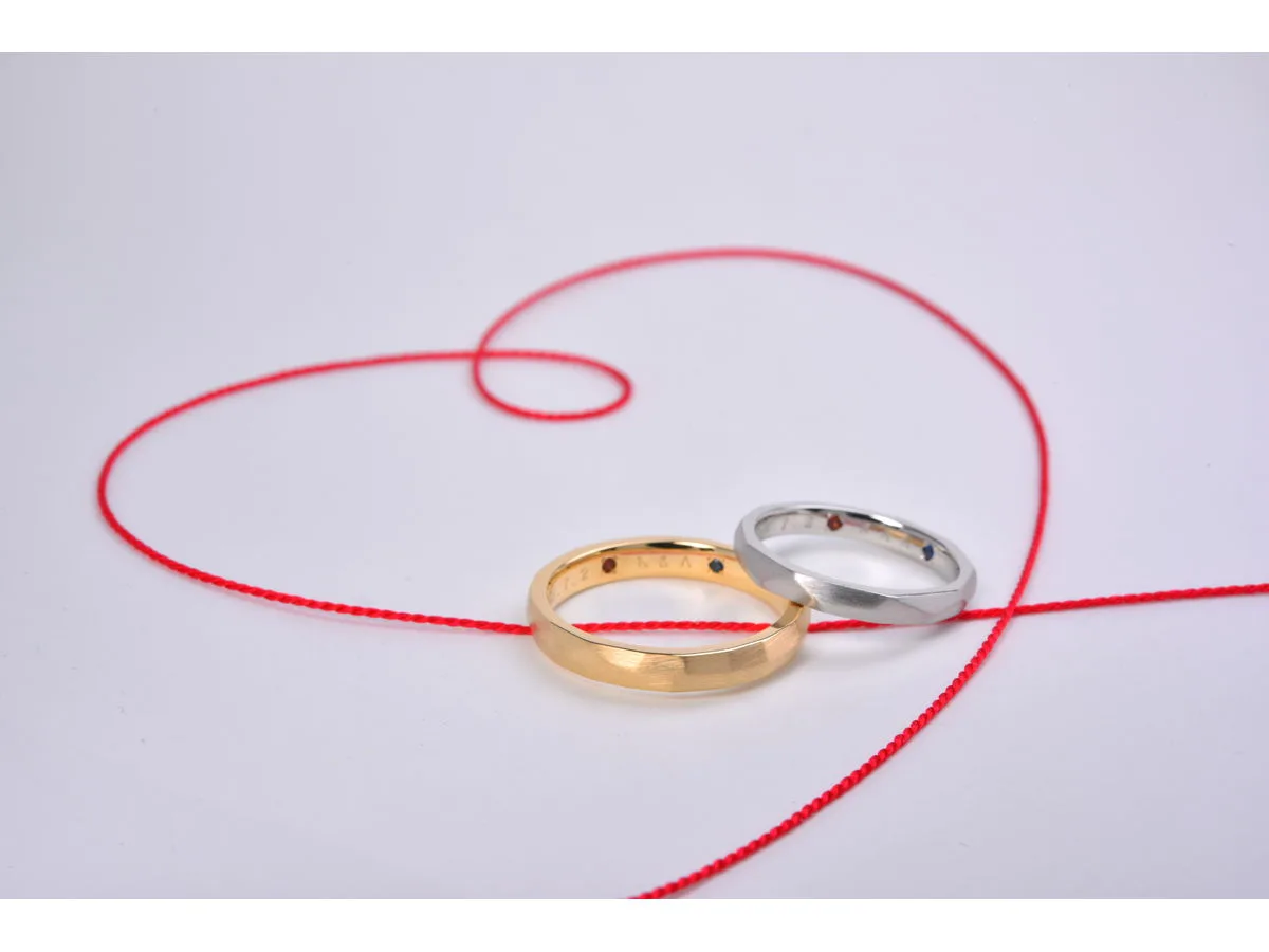 手作り結婚指輪K様&A様 2