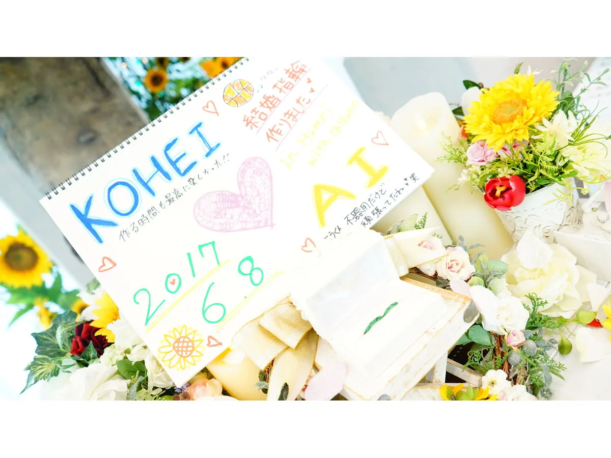 手作り結婚指輪K様&A様 2