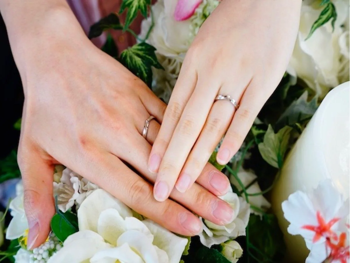 手作り結婚指輪H様&A様 2