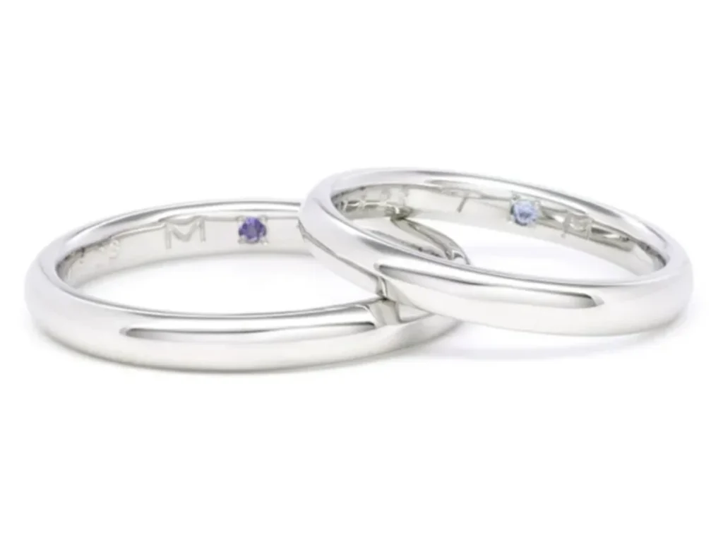 手作り結婚指輪中村さまご夫婦（2020年10月・No.1486）