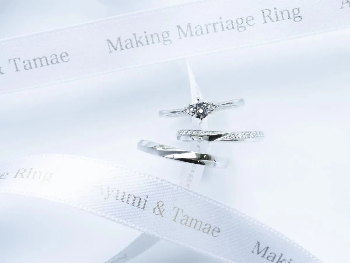 手作り結婚指輪・婚約指輪セット 東京都Ayumi&Tamae 2019.09.29 2