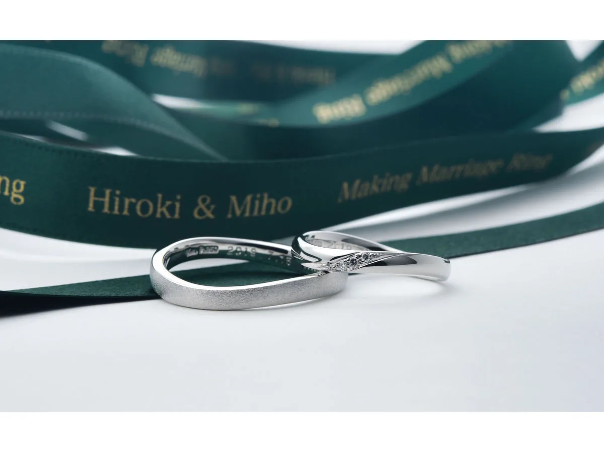 手作り結婚指輪Hiroki & Miho2019.06.09chiba 2