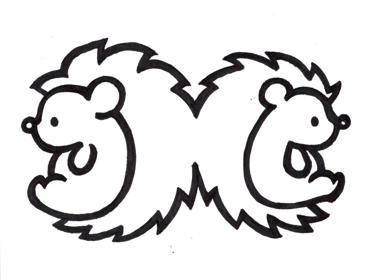 ハリネズミとハートの手作り結婚指輪2019.12.21 2