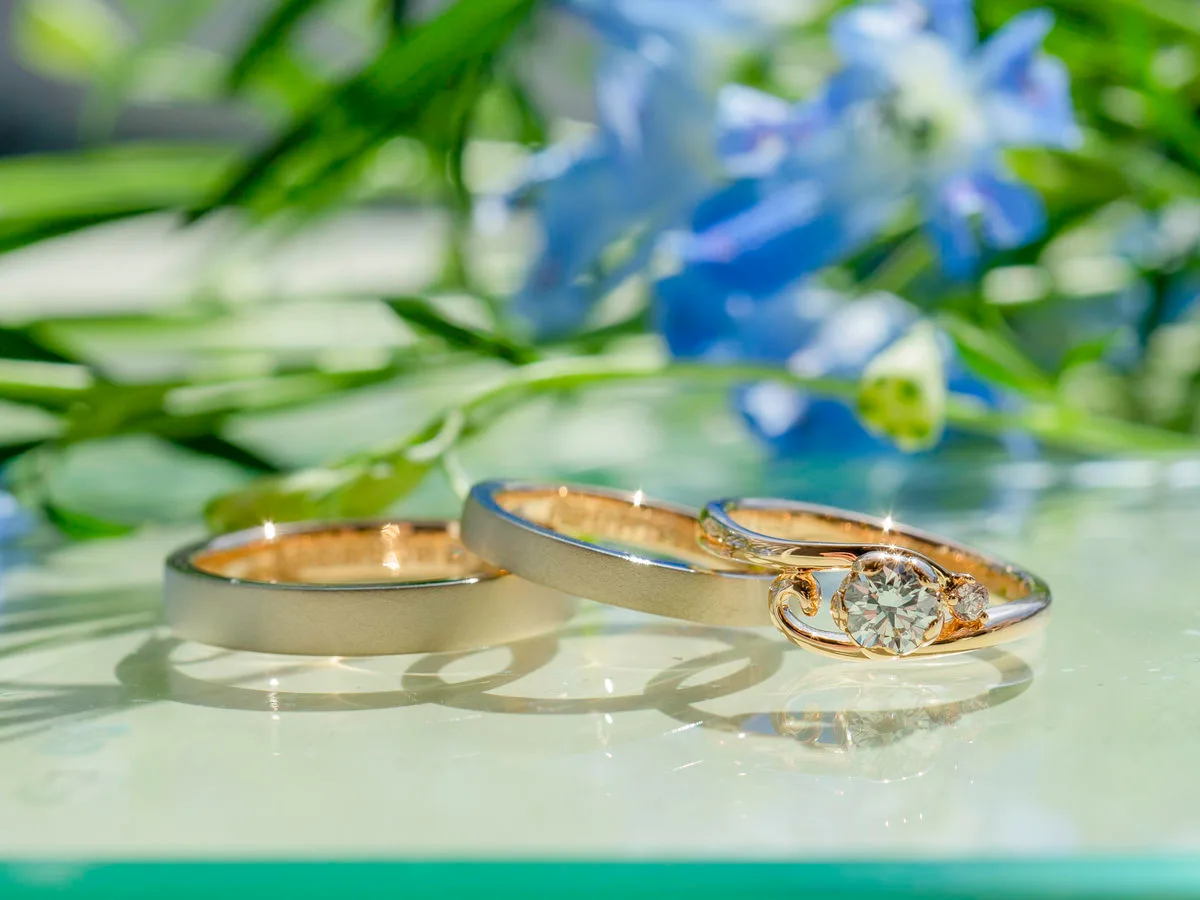 手作り結婚指輪 山梨Hiromu & Norie2020.03.01 2