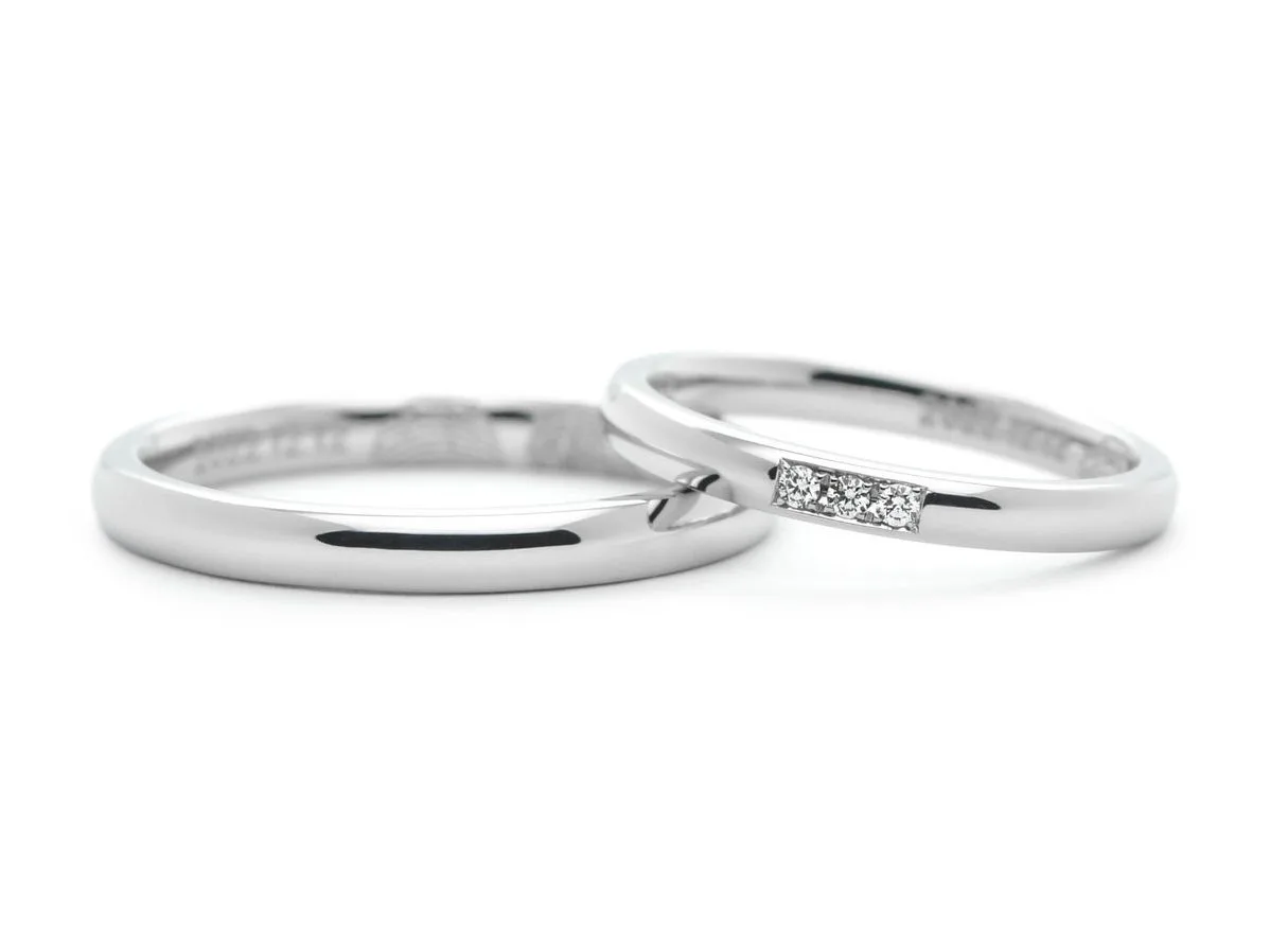 指輪を合わせると内側に指紋が浮かび上がる手作り結婚指輪2022.10.01