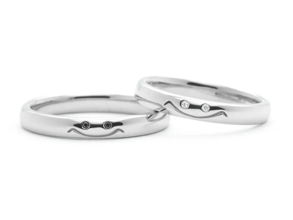 それぞれ目の色が違うスマイルの手作り結婚指輪 栃木 Takuya&Aiko 2022.10.23