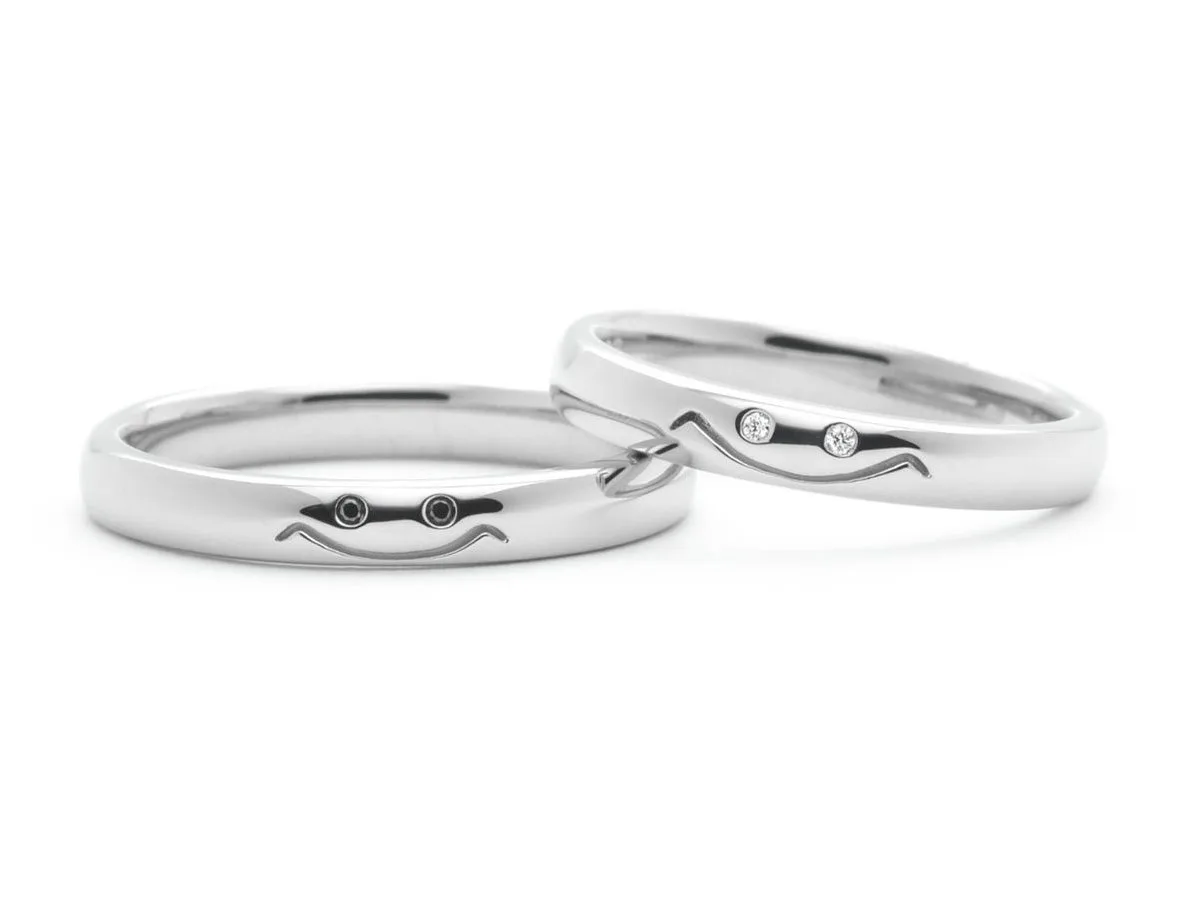 それぞれ目の色が違うスマイルの手作り結婚指輪 栃木 Takuya&Aiko 2022.10.23