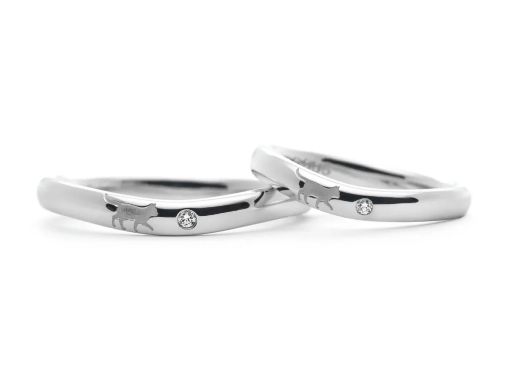 猫のオーダーメイド結婚指輪2023.05.04