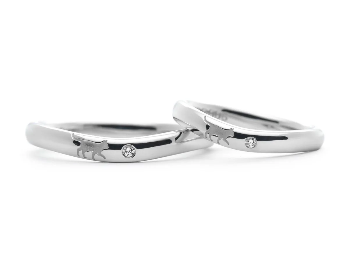 猫のオーダーメイド結婚指輪2023.05.04