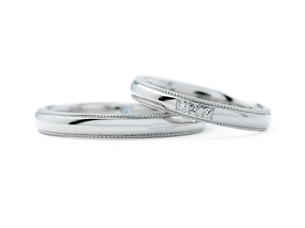 ミルグレインの手作り結婚指輪 2