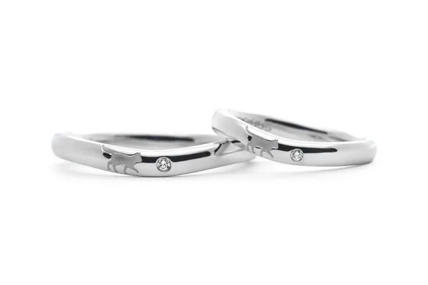 猫のオーダーメイド結婚指輪