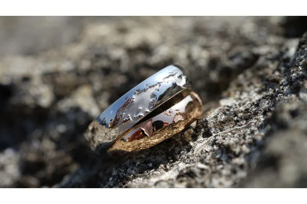 世界地図をモチーフにした手作り結婚指輪の魅力