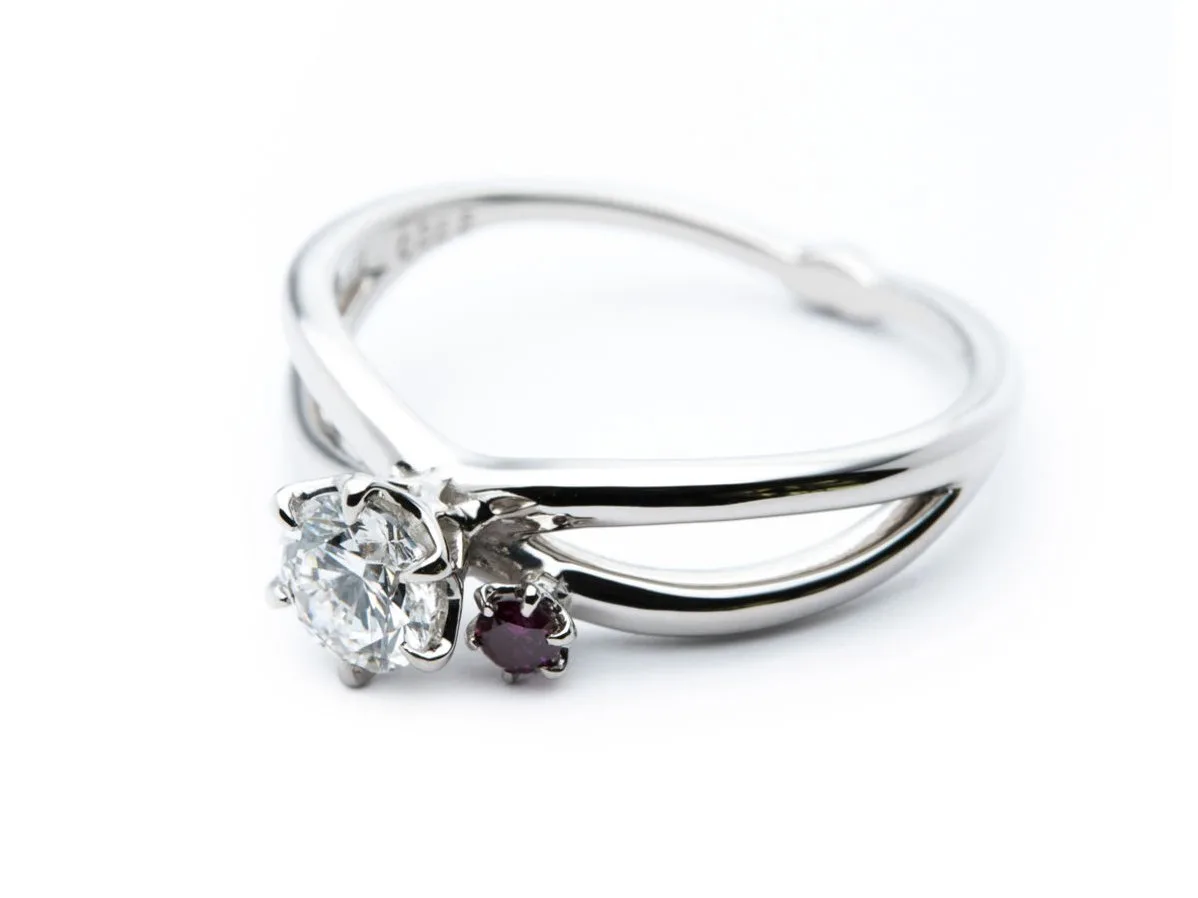 無限∞モチーフの世界に一つのオリジナル婚約指輪 3