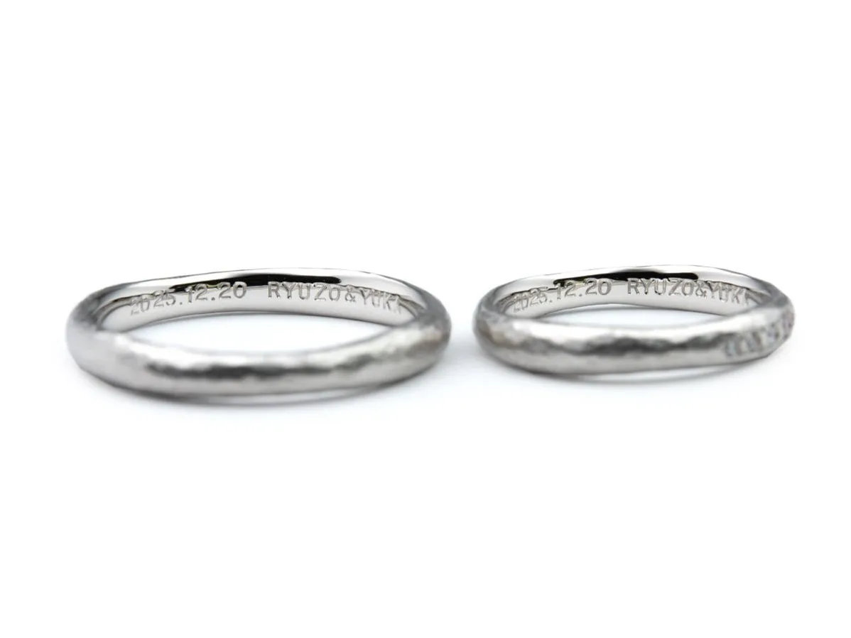 もくもくのおしゃれな手作り結婚指輪 3